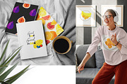 Juicy fruits Clipart collection, an Illustration by ViktoriaLapshyna (Thumbnail 9 of 14)