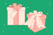 Christmas Decorations Vector, a Decorative Illustration by TheFoodAtlas (Thumbnail 9 of 19)