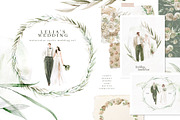 Lelia's Wedding Watercolor Set, an Illustration by Bibela (Thumbnail 1 of 12)