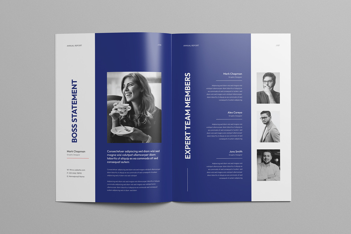 Annual Report, a Brochure Template by Pixelpick (Photo 4 of 9)
