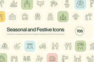 705 Seasonal and Festive Icon, an Outline Icon by Prosymbols