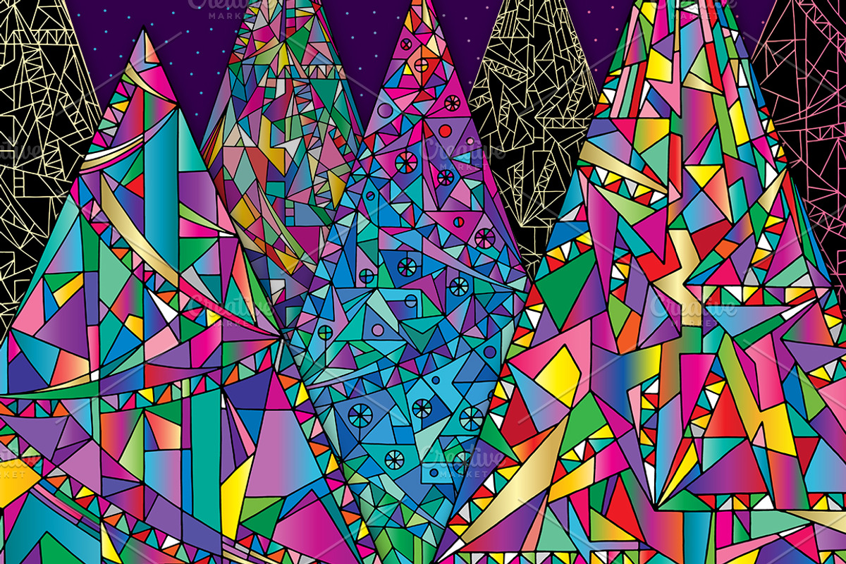 Happy New Year! Christmas trees!, an Object Graphic by xgart (Photo 7 of 7)