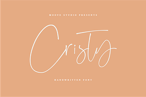 Cristy | Handwritten Font