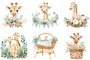 Nautical Nursery Baby Shower Clipart, a Seasonal Illustration by Designking (Thumbnail 3 of 5)
