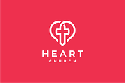 Heart Church Logo, a Branding & Logo Template by yopie (Thumbnail 2 of 3)