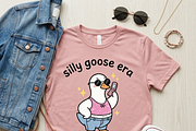 Silly Goose Era Y2K T-Shirt PNG, a Shirt Mockup by Vector Stall (Thumbnail 6 of 15)