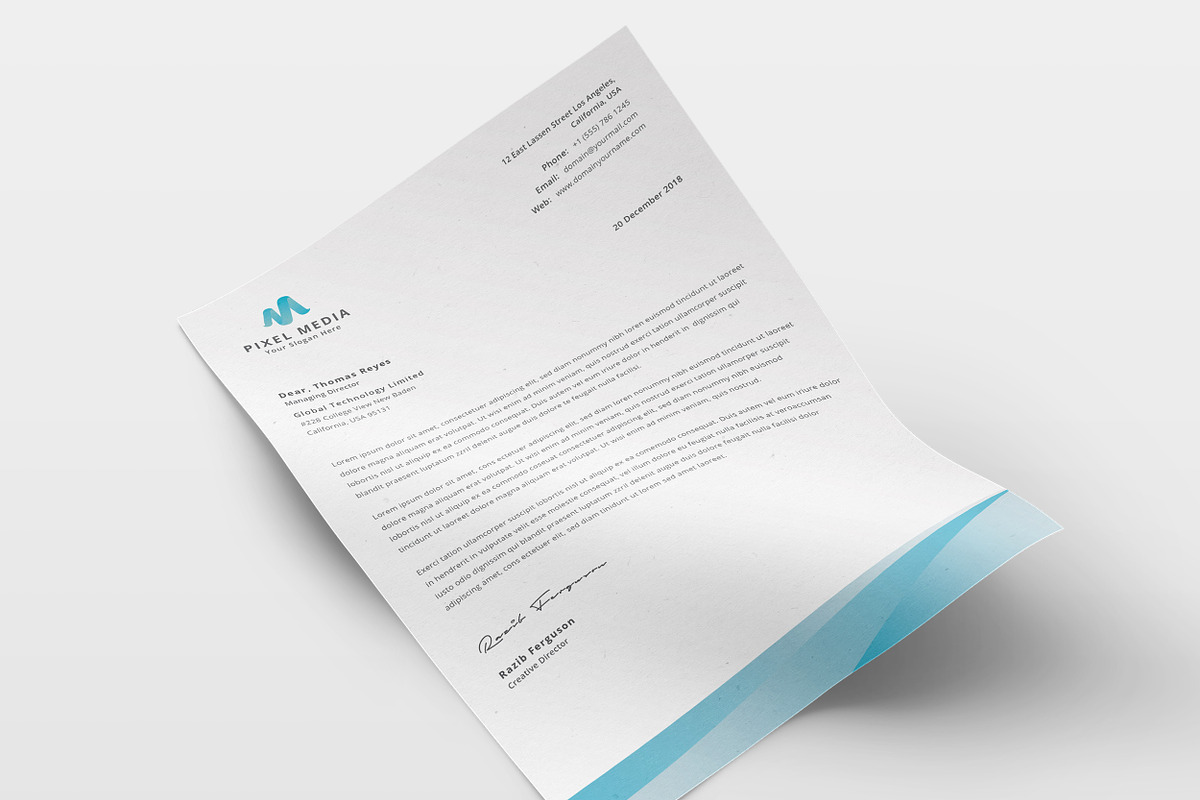 Letterhead, a Stationery Template by TelaTemplates (Photo 8 of 8)