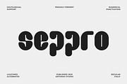 Seppro Bold Strong Font, a Sans Serif Font by Artiveko (Thumbnail 1 of 8)