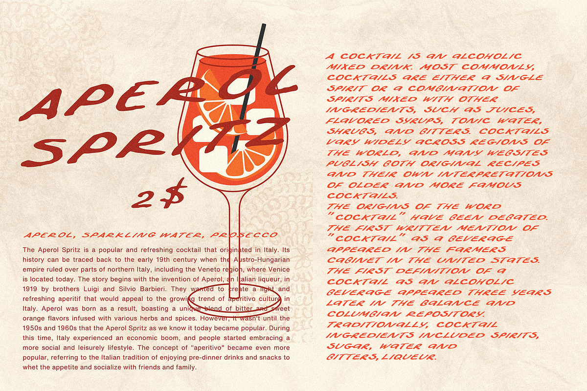 Old Poster handwritten retro font, a Handwritten Font by TD fonts (Photo 3 of 10)