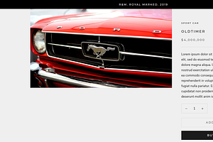 Sport Car - Shopify Theme