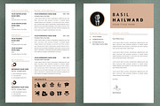 Modern Resume Template, a Resume Template by ContestDesign (Thumbnail 4 of 5)