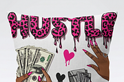Hustle Pink Leopard Money Art, a Shirt Mockup by Vector Stall (Thumbnail 9 of 14)