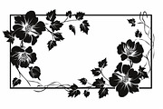 Flower Frame Silhouette Pack, an Illustration by BIPLOB EXPERT (Thumbnail 7 of 9)