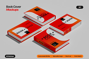 Book Cover Mockup Set, a Books & Magazine Mockup by Mego-studio