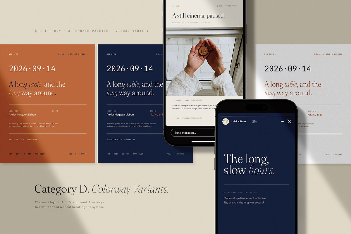 MARGAUX / Instagram Post & Stories, a Social Media Template by Leleka.Store (Photo 14 of 17)