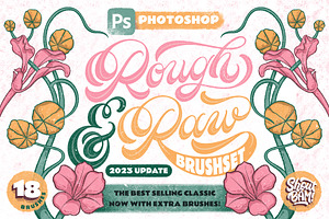 Rough & Raw Photoshop Brush Set