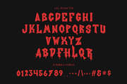 Ristakhr Horror Display Typeface, a Sans Serif Font by Maulana Creative (Thumbnail 7 of 7)