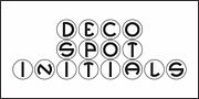 Deco Spot Initials JNL, a Font by Jeff Levine Fonts (Thumbnail 4 of 5)