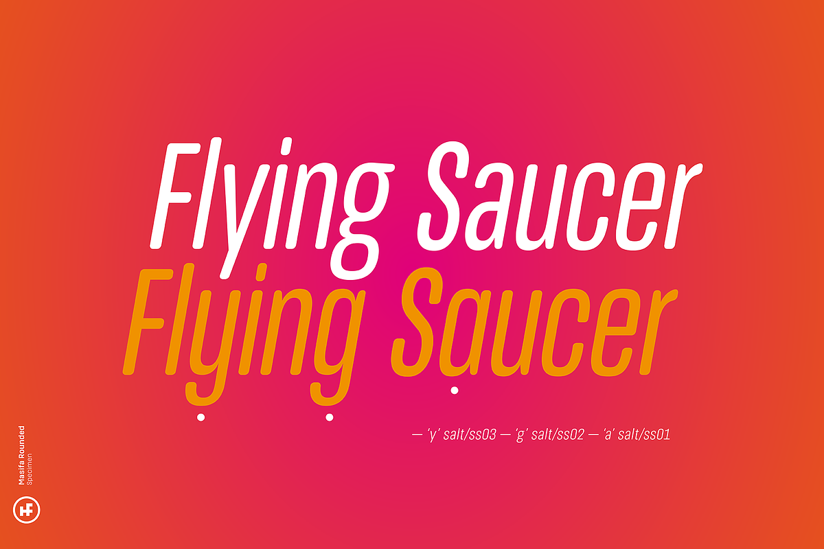 Masifa Rounded Normal, a Sans Serif Font by Hurufatfont (Photo 11 of 13)