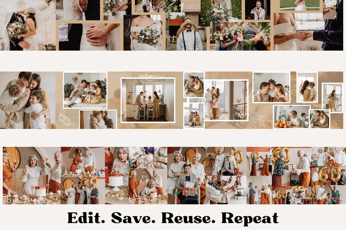 Seamless Carousel Instagram Posts, a Social Media Template by GraphiCarola (Photo 6 of 8)