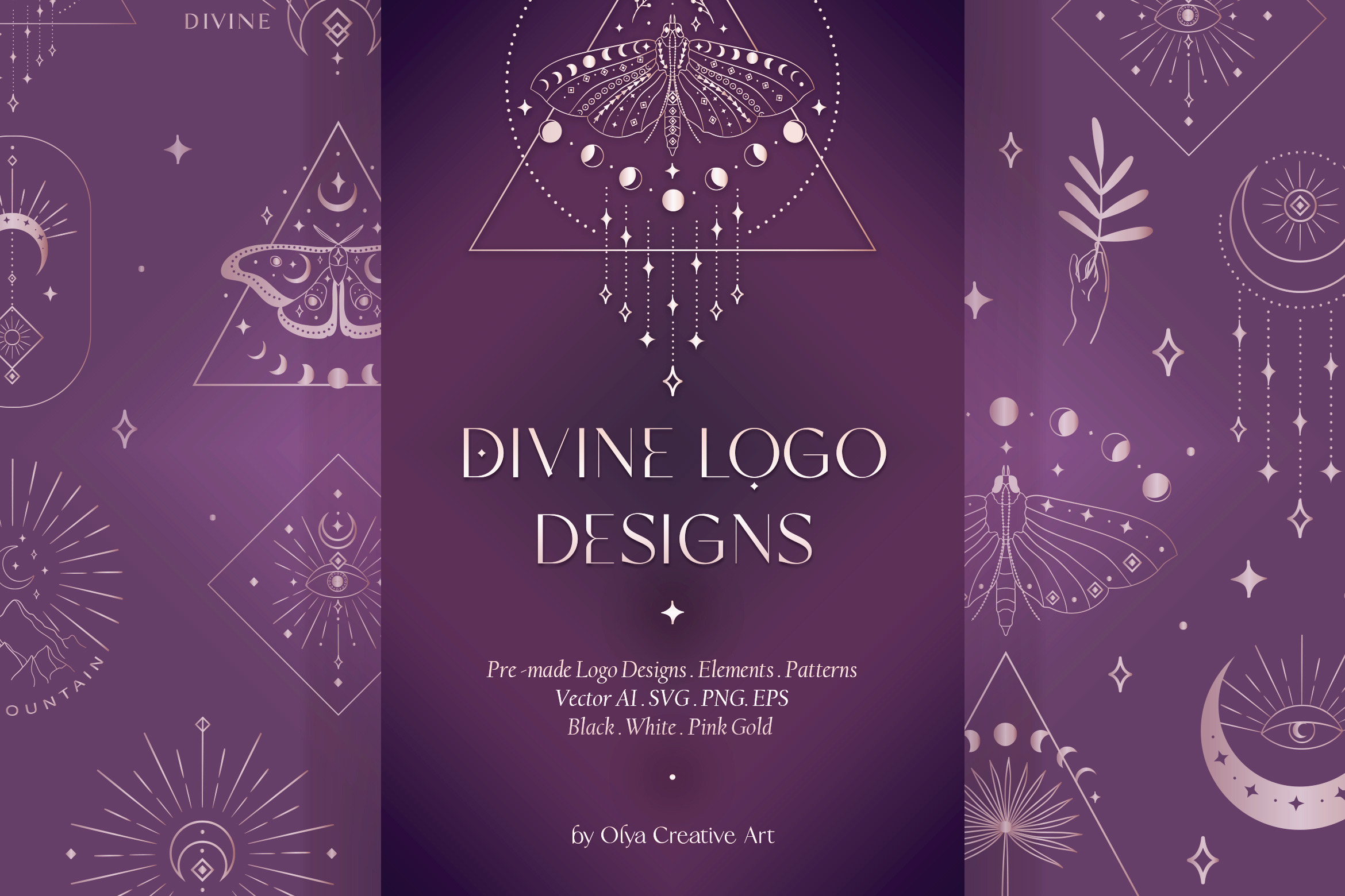 Logo Designs, Elements, Patterns, a Branding & Logo Template by Olya ...