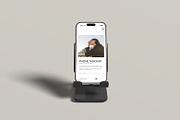 Phone Holder Mockup, an iPhone Mockup by ZifaraDesign (Thumbnail 5 of 5)