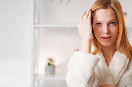 Natural beauty facial skincare woman face skin, a Person Photo by Photo Drive Studio