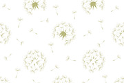 Dandelion seamless pattern, a Pattern Graphic by Viktorijareut (Thumbnail 1 of 5)