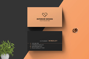 Minim - Simple Clean Business Card, a Business Card Template by evgenystudio