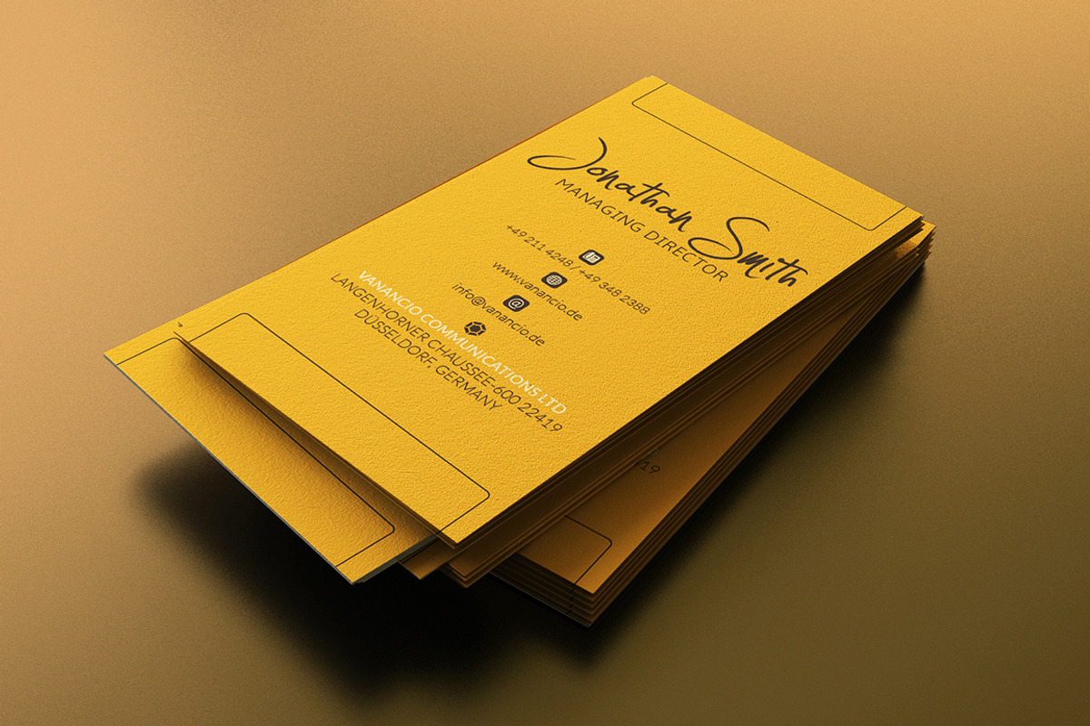 Clean Professional Business Card, a Business Card Template by Marvel (Photo 4 of 5)