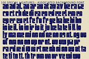 Associated Background - Geometric, a Sans Serif Font by 177Studio (Thumbnail 7 of 8)