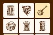 Vintage Culture Illustration Set, a Person Illustration by Creative Stall (Thumbnail 8 of 9)