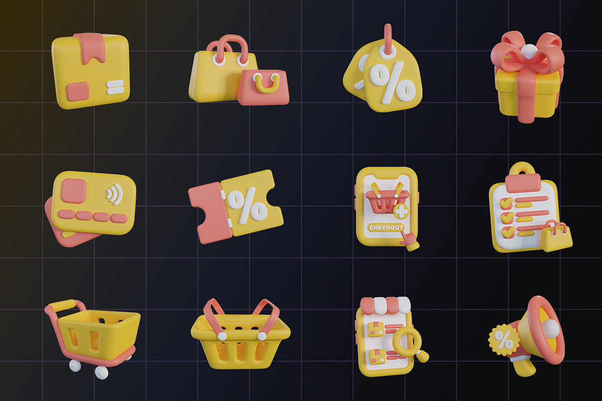 E-commerce 3D Icon, a Graphic by Artnivora.Std (Photo 4 of 4)