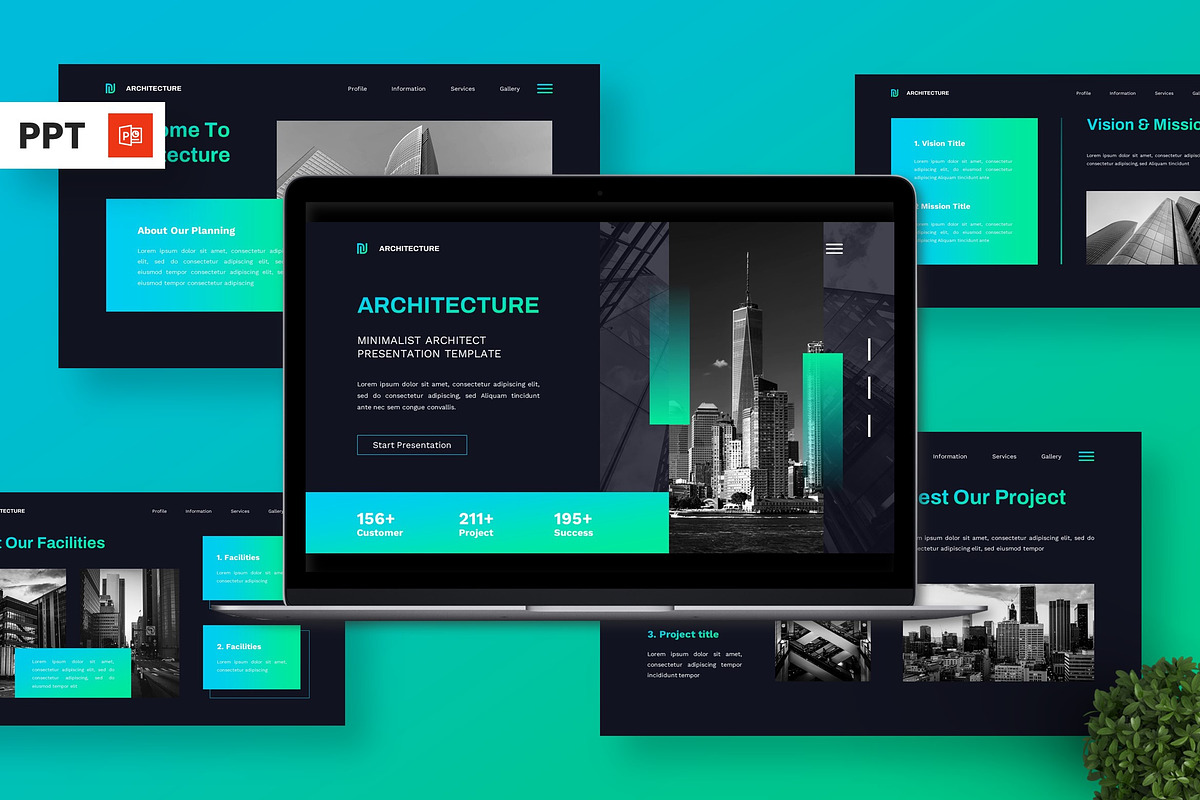 Architecture - Minimalist Architect, a Presentation Template by Deepslide Studio (Photo 1 of 6)