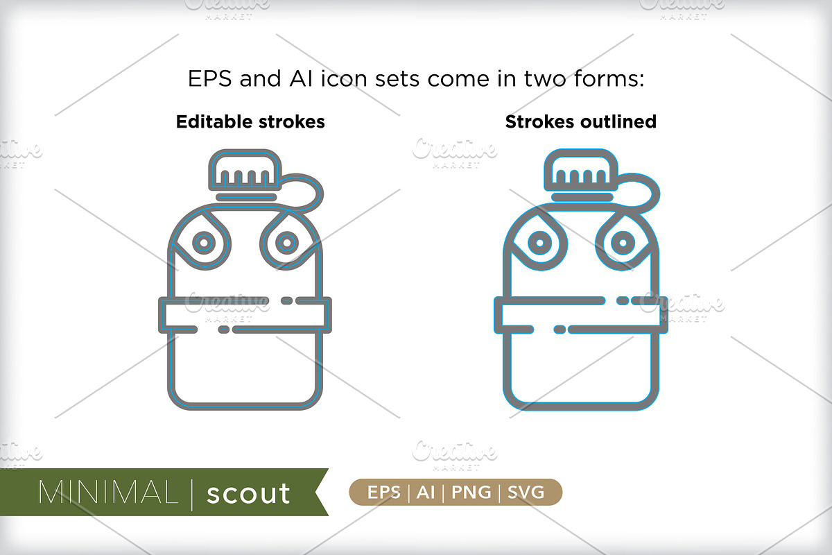 Minimal scout icons, an Outline Icon by Picture Window (Photo 3 of 5)