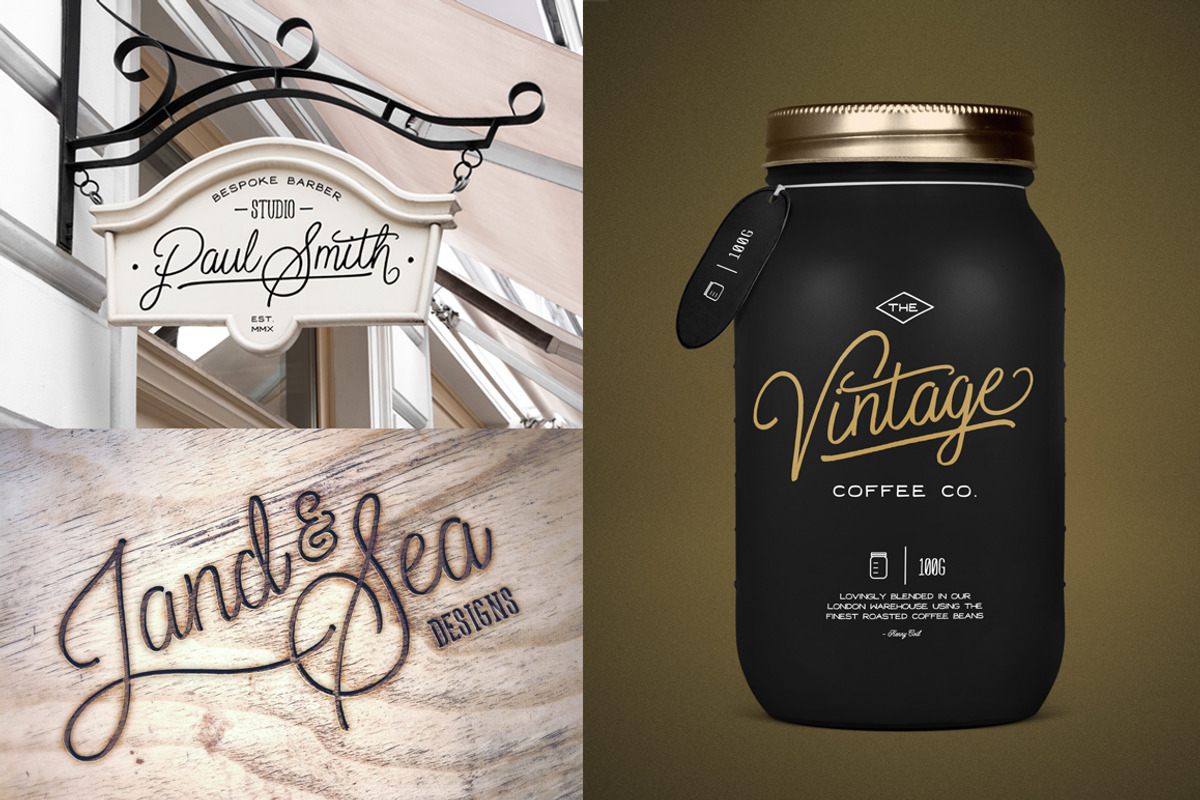Spirited • 6 Fonts + Swashes preview 5