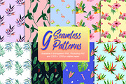 The Tropical Vibe! Summer Watercolor, a Texture Illustration by clairedelune (Thumbnail 4 of 6)