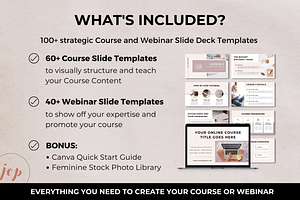 Course Webinar Slide Deck Templates