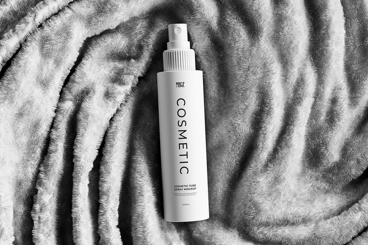 Cosmetic Spray Tube Mockup Design, a Packaging Mockup by Artnivora.Std (Photo 6 of 6)