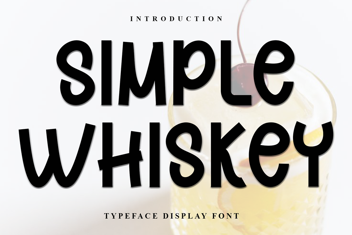 Simple Whiskey, a Script Font by FreshTypeINK (Photo 1 of 8)
