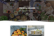 Organic Farm Food Elementor Template, a WordPress Template by HasnainDEV (Thumbnail 2 of 7)