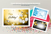 8 Happy Birthday Card Celebration, an Invitation Template by jongcreative (Thumbnail 3 of 3)