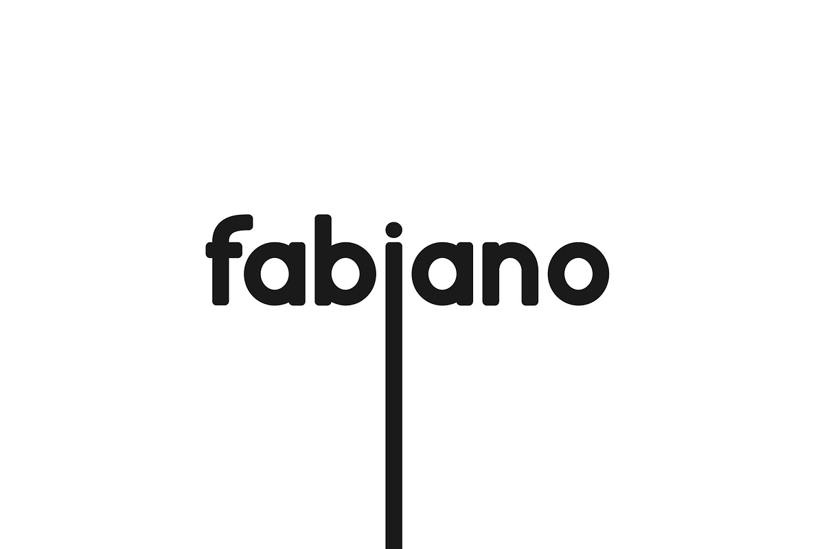 Fabiano. Sans serif family