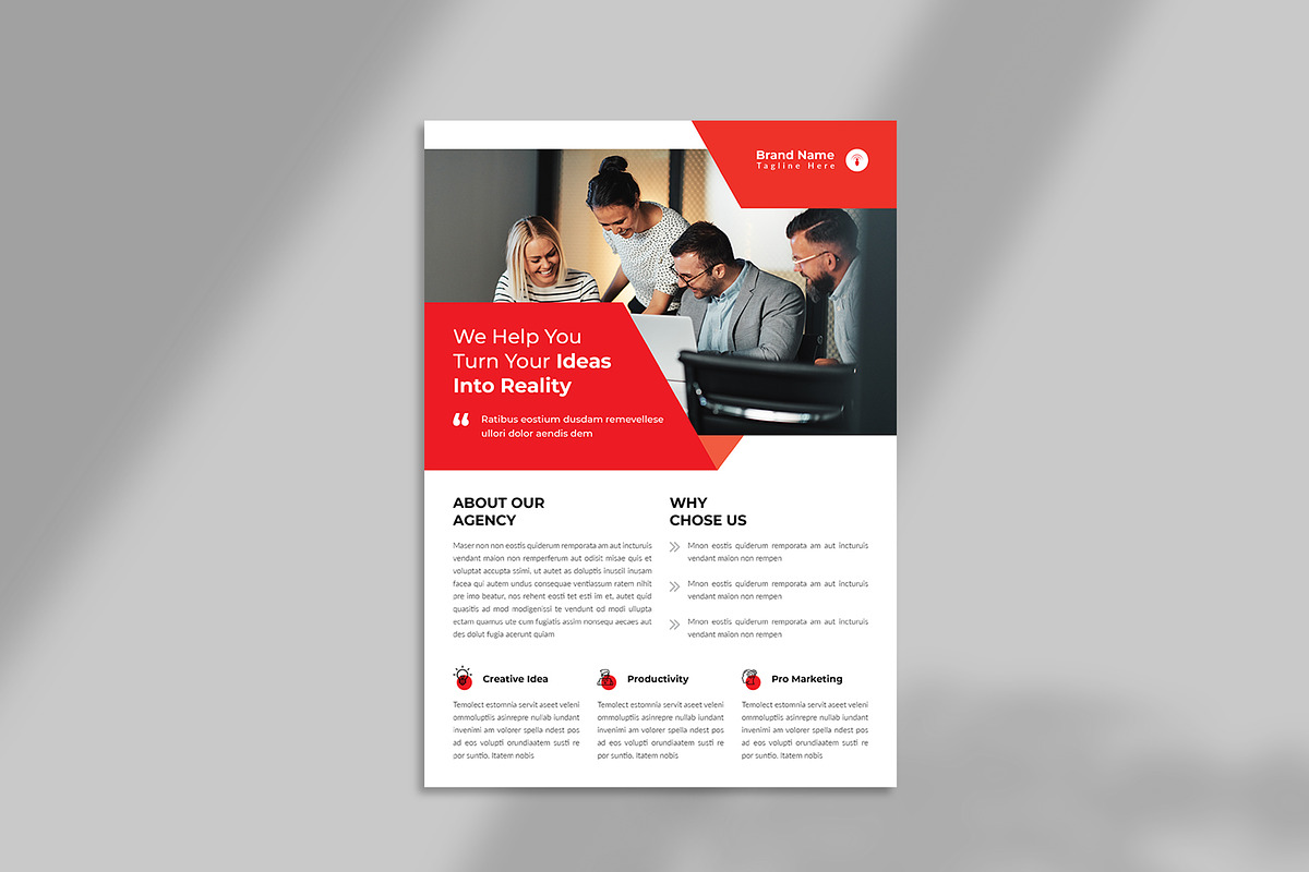 Corporate Flyer | Ai, Psd, Indd preview 6