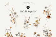 Fall Florals - watercolor set, a Seasonal Illustration by AleksaArt (Thumbnail 3 of 13)