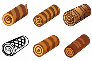 Delicious Dessert Drawings Featuring, an Object Graphic by Billah Hub