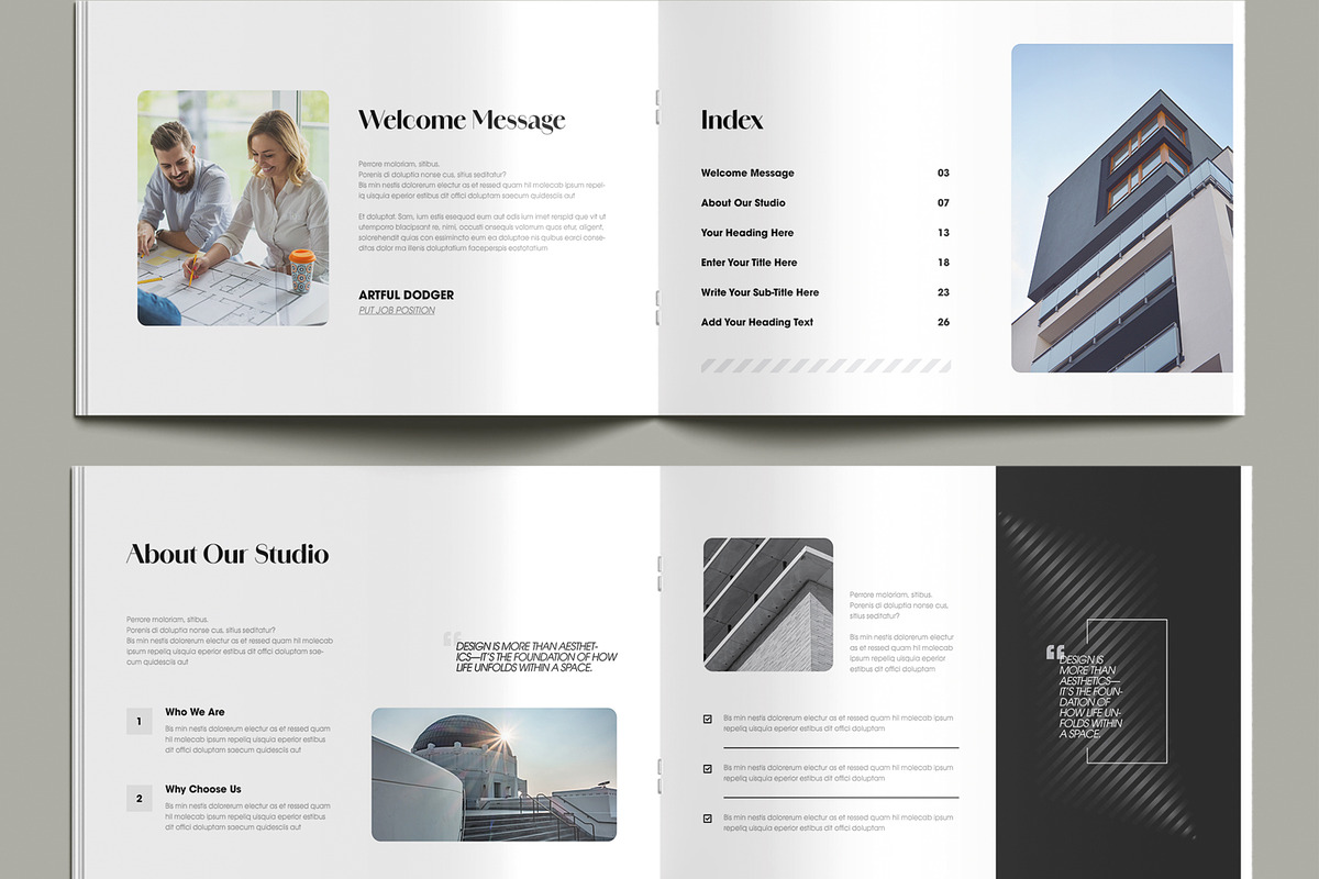 Architecture Portfolio Template preview 3