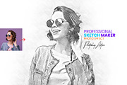 Professional Sketch Maker Photoshop, an Action Add-On by MRI STUDIO (Thumbnail 1 of 17)