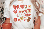 Teacher Valentine Coquette PNG, an Illustration by Libby Wishes (Thumbnail 2 of 7)