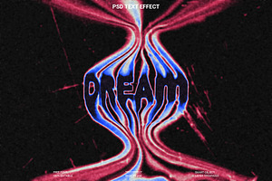Dream PSD Text Effect, a Layer Style Add-On by Imamul001